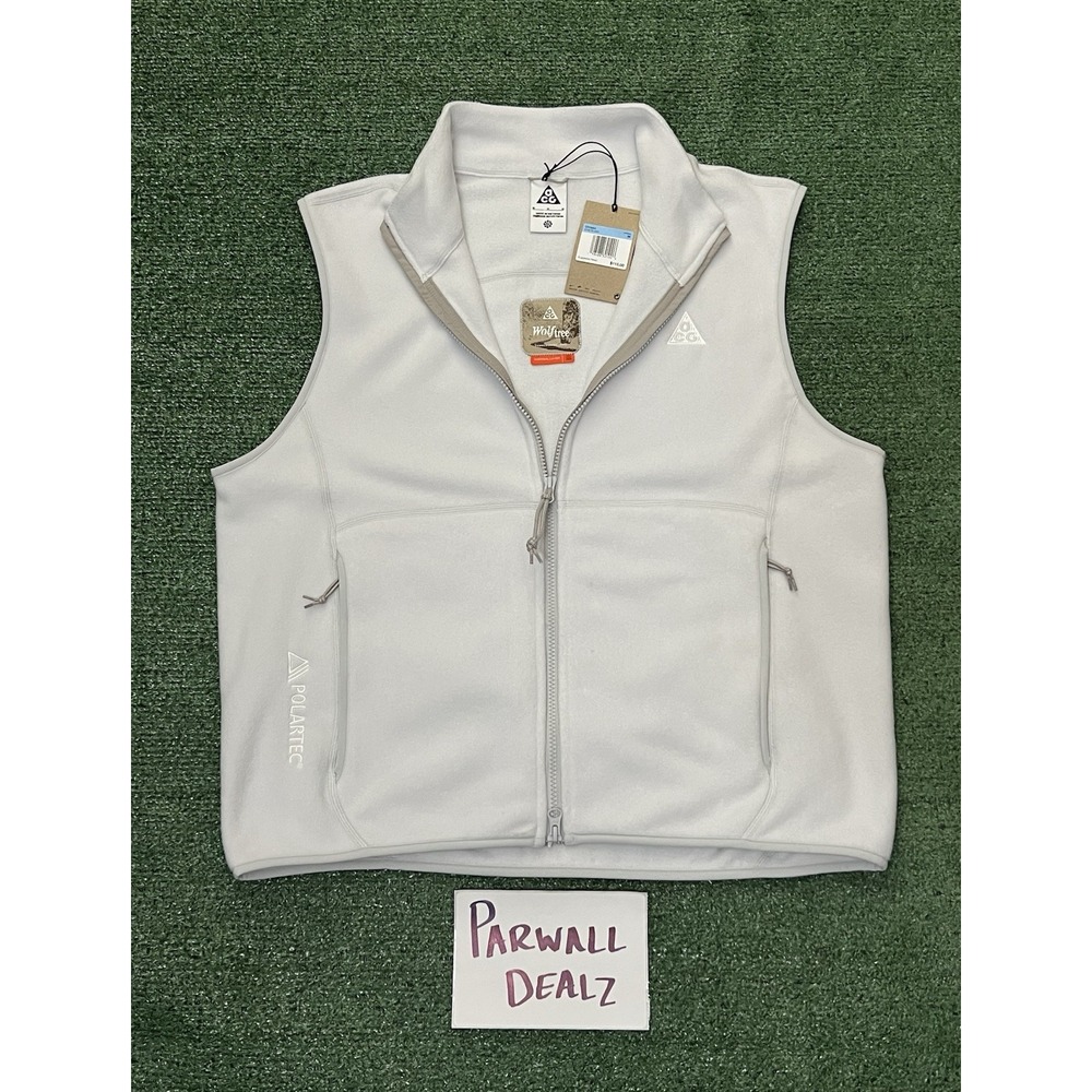 Nike ACG Wolf Tree Full-Zip Fleece Vest Dust Grey Unisex Medium IF0975-025
